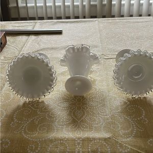 Silvercrest candle holder & vase